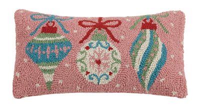 Pink ornament pillow
