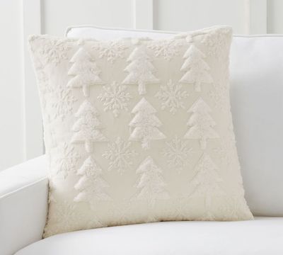 Sherpa tree pillow