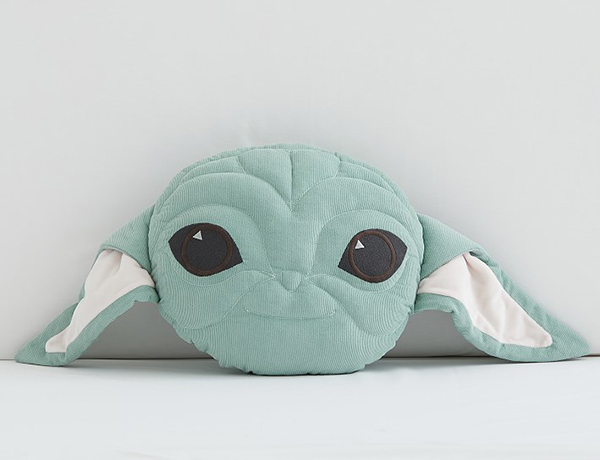 Cute yoda face pillow for kids
