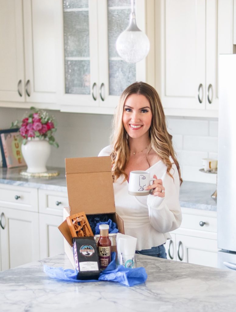 Local package from Alberta Chamber Market with blogger Holly Hunka