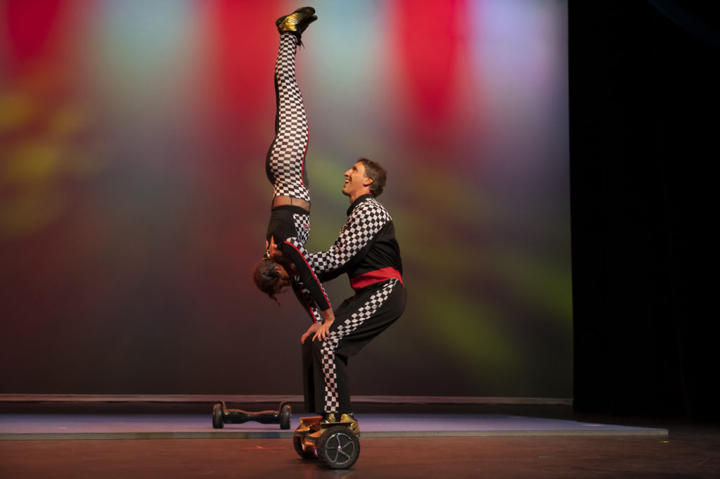 Firefly Theatre & Circus hoverboard act - Vivaree