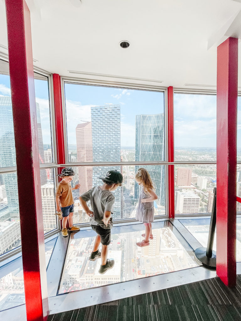 Calgary Tower glass floor