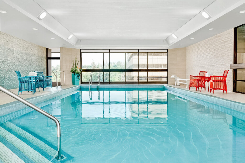 Pool at Delta Calgary Downtown - indoor pool at Delta Hotels by Marriott Calgary Downtown
