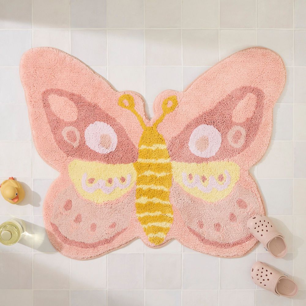 Butterfly Bath Mat