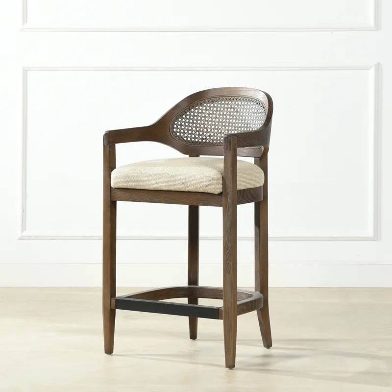 Cane Stool dark - 20 Stylish Bar Stools Trending in 2025