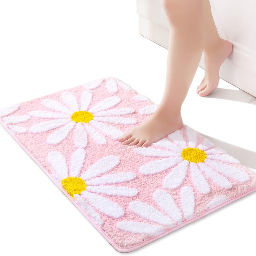 Daisy Bath Mat - 50 Cute Bath Mats