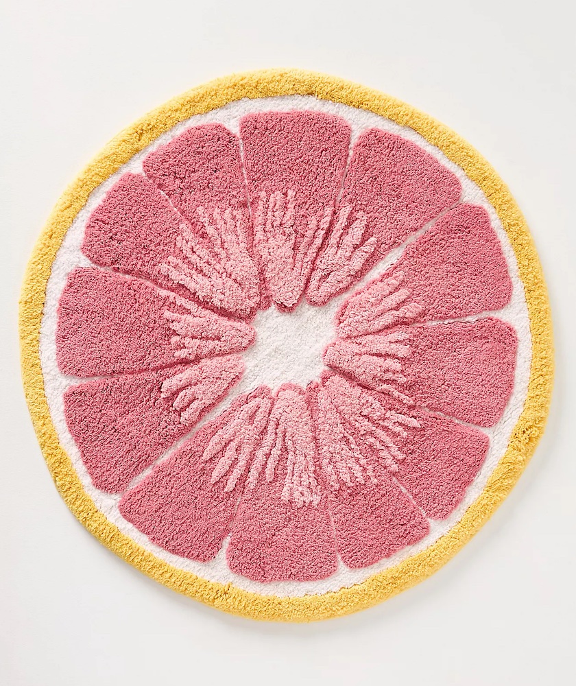 Grapefruit Bath Mat