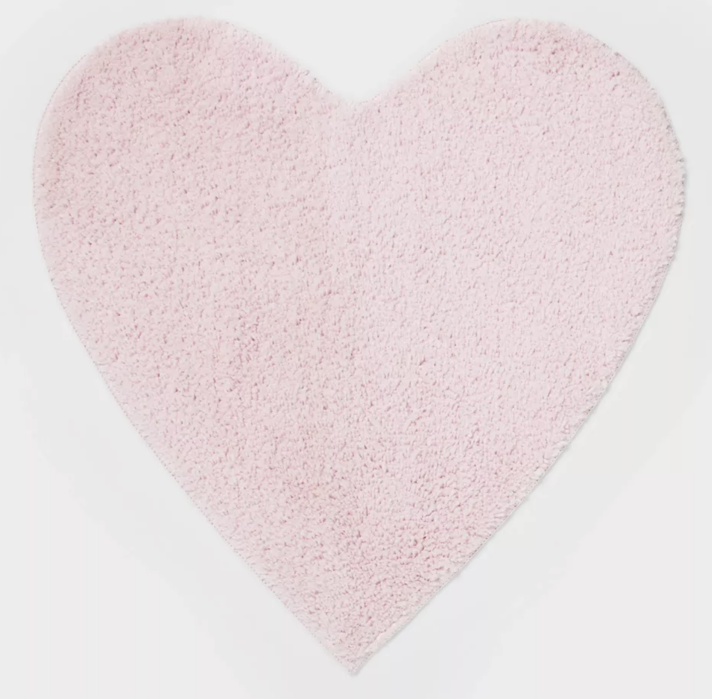 Heart Bath Mat