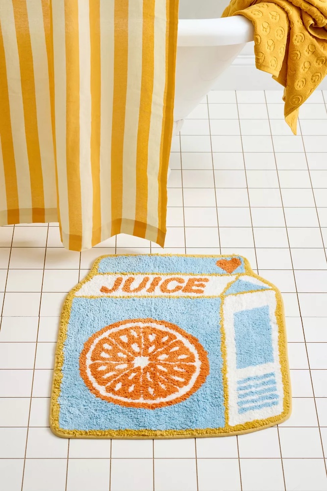 Juice Bath mat - 50 fun bath mats