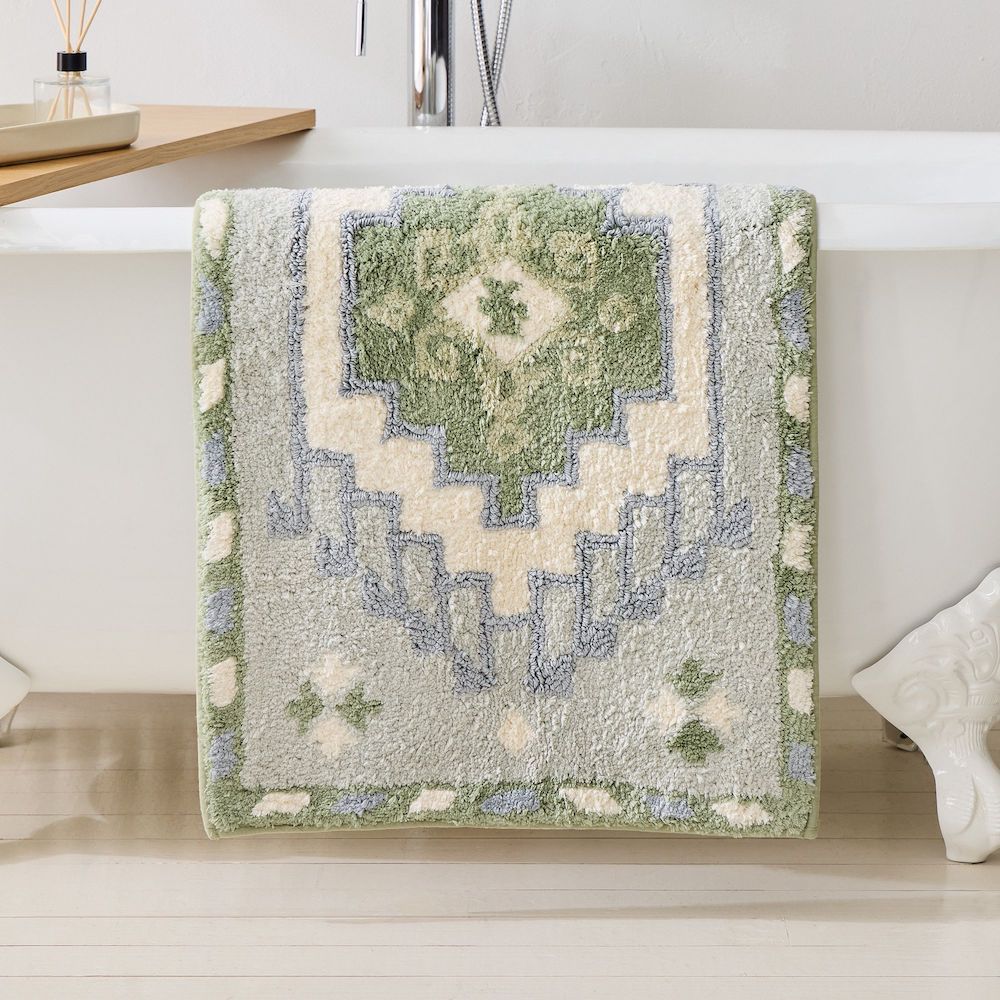 Vintage Rug Print Bath Mat