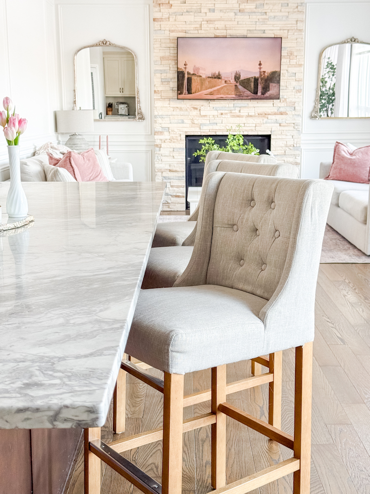 Neutral Tufted Bar Stool - 20 Stylish Bar Stools Trending in 2025