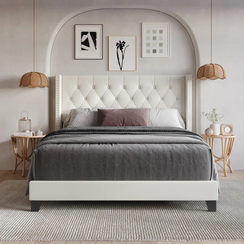 Way Day Sale Wingback Bed